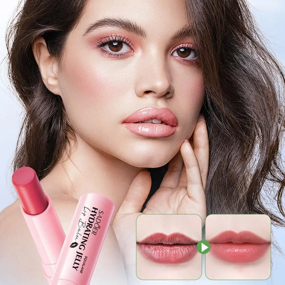 

Strawberry Lip Balm, Plump Gloss Deep Hydrating Tinted Lip Balm, Reduce Fine Lines, Daily Lip Moisturizer For Dry Cracked Lips