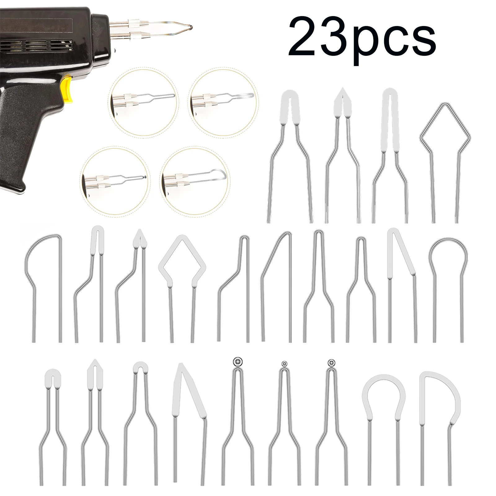 

23pcs Wood Burning Tips Pyrography Tips Nibs Kit Wire Pen Nibs Replacement Tools for High Impedance Adjustable Pyrography Machin