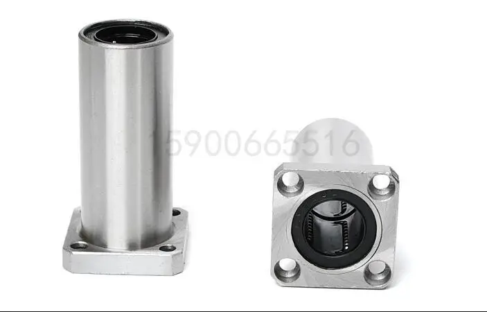 1Pcs LMK12LUU 12mm Inner Diameter Square Flange Mount Linear Motion Ball Bearing 12mmx21mx57mm