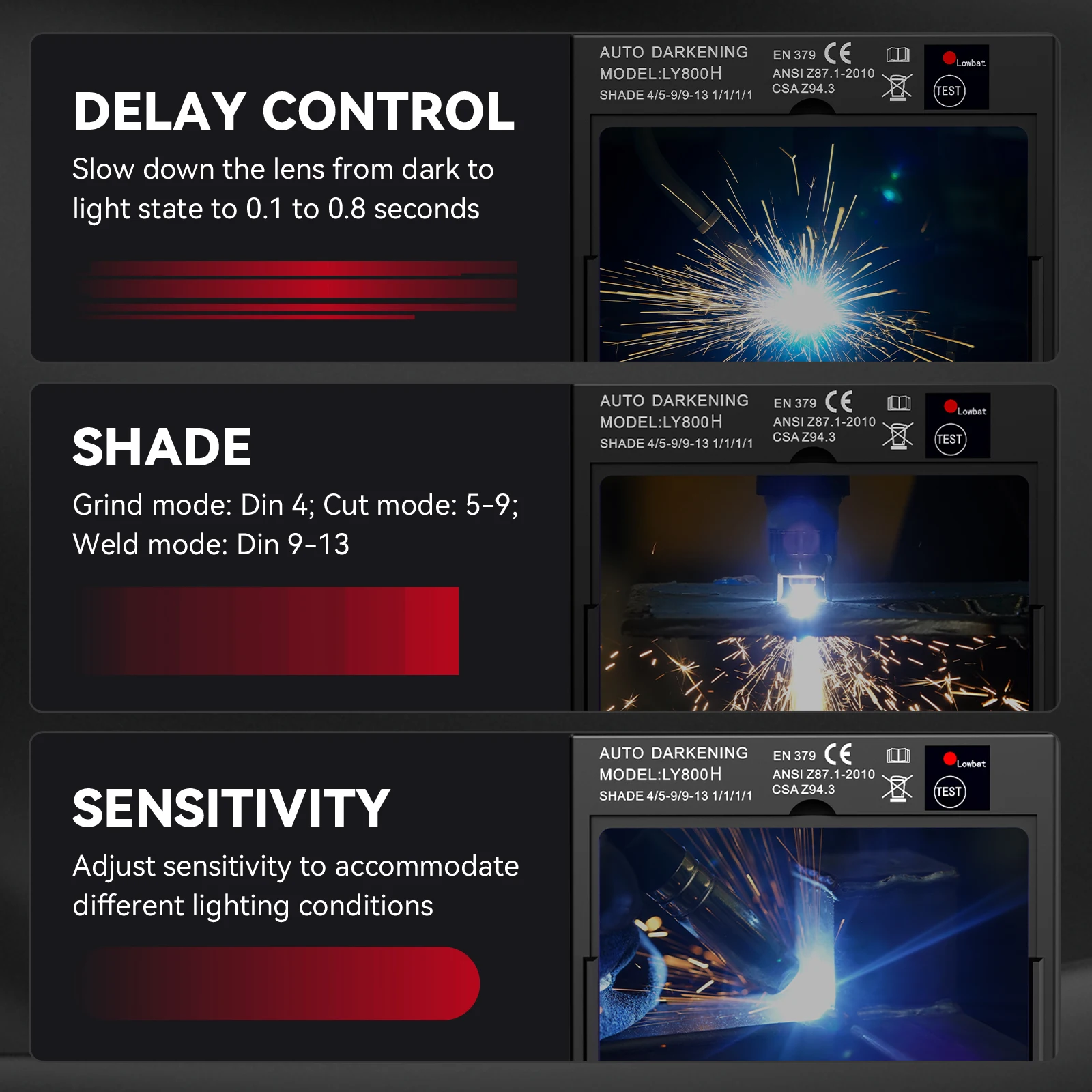 Thumbnail 4 - #21 Newest Welding Helmets