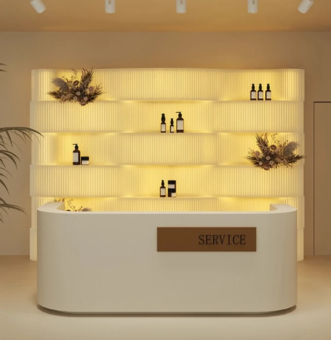Paper Partition Screen, Office Entrance Partition, Partition Board, Live Streaming Background, Mobile Partition,Light and Wavy