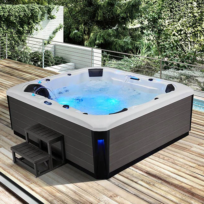 &c Hot Sale Modern Design Balboa Outdoor Spa Hot Tub Jet Massage Whirlpool for Home Use and Hotels