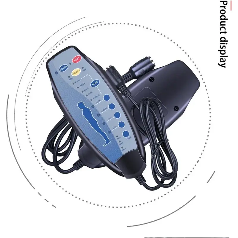 A55T 8 Female Pin Hand Replacement Remote Control For Power Lift Recliner Chair, Compatible With Heat&Vibration Massage Chair