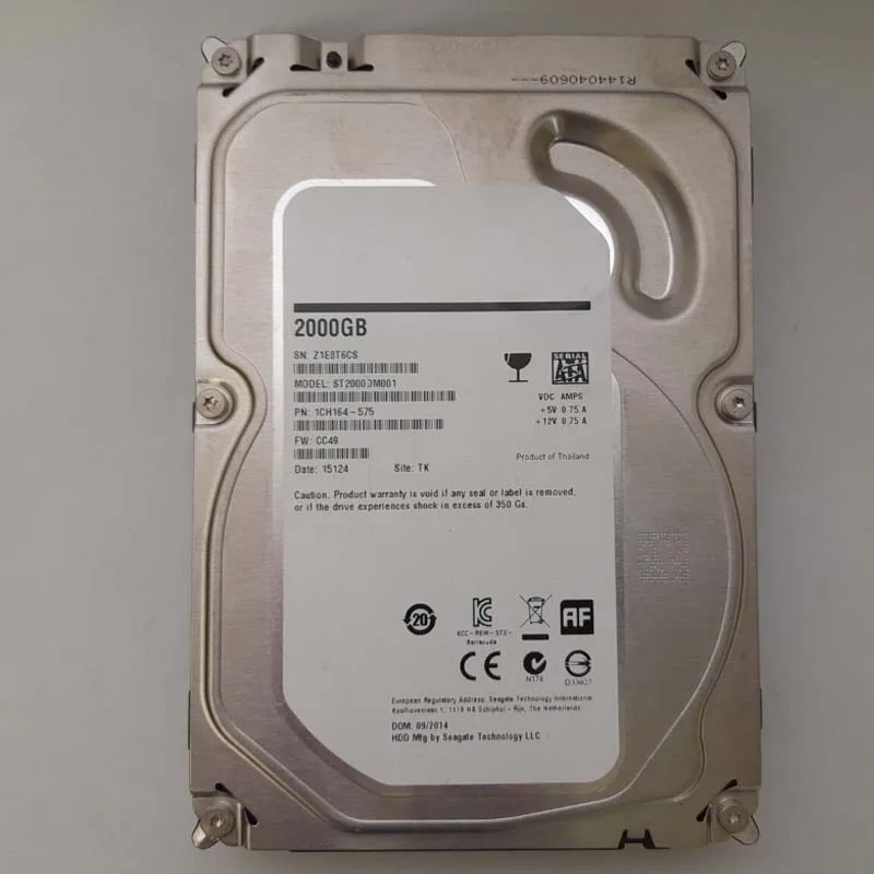 

100%New In box 3 year warranty ST2000DM001 2TB 64MB SATA3 Need more angles photos, please contact me