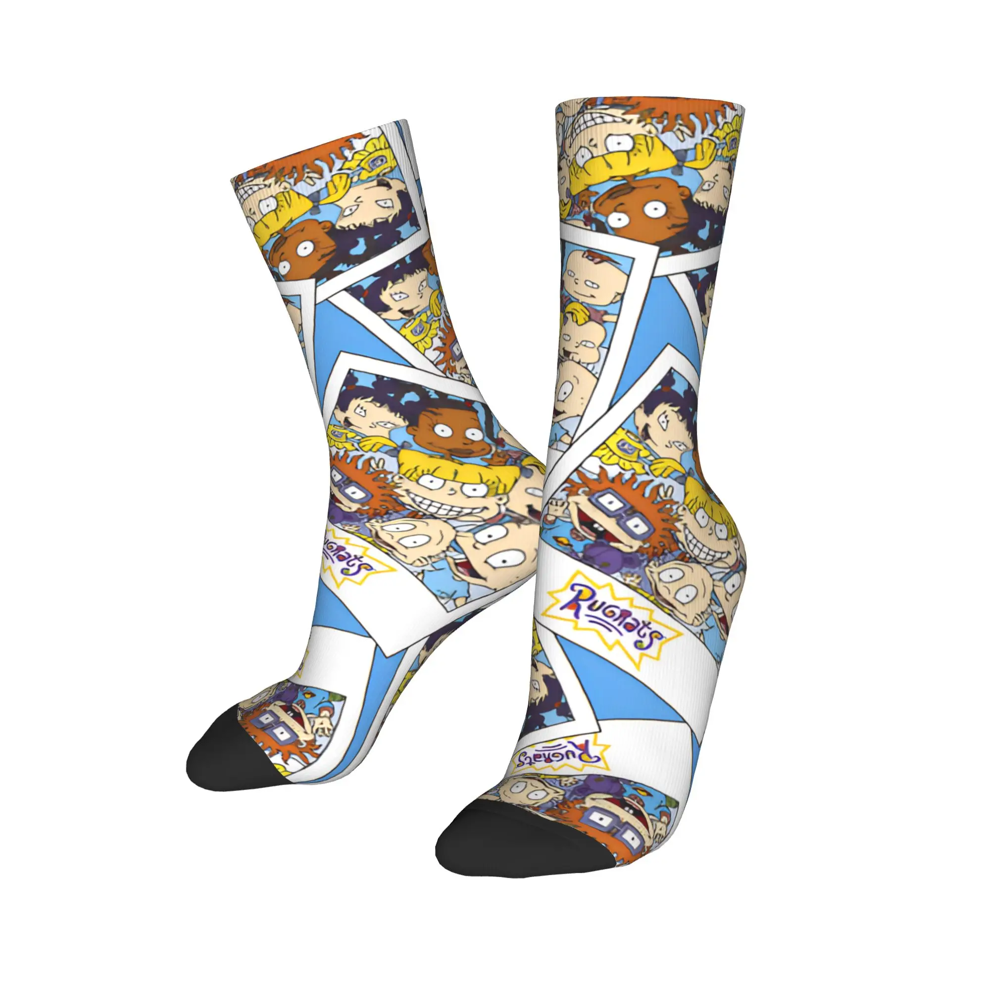 R-Rugrats لعوب شخصية جوارب تصميم الجوارب غير رسمية الشتاء المضادة للانزلاق الجوارب الرجال سكيت جودة الجوارب