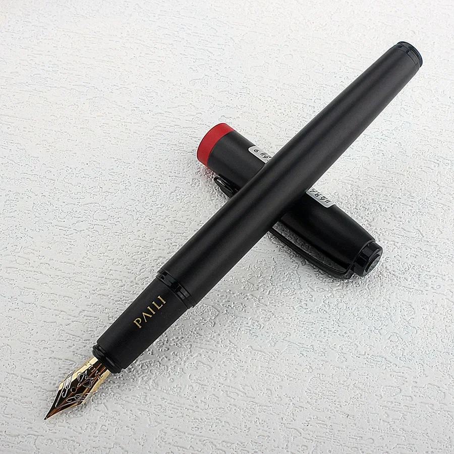 Luxury 8001 Fountain Pen Arrow Tungsten Steel Black Nib Classic Ink Office School Supplies Pen