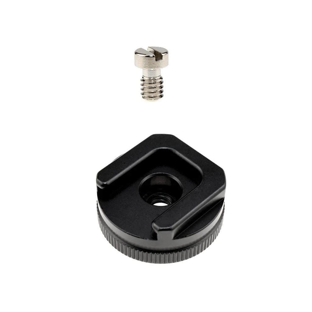 Hot Cold Shoe Mount Adapter with 1/4\