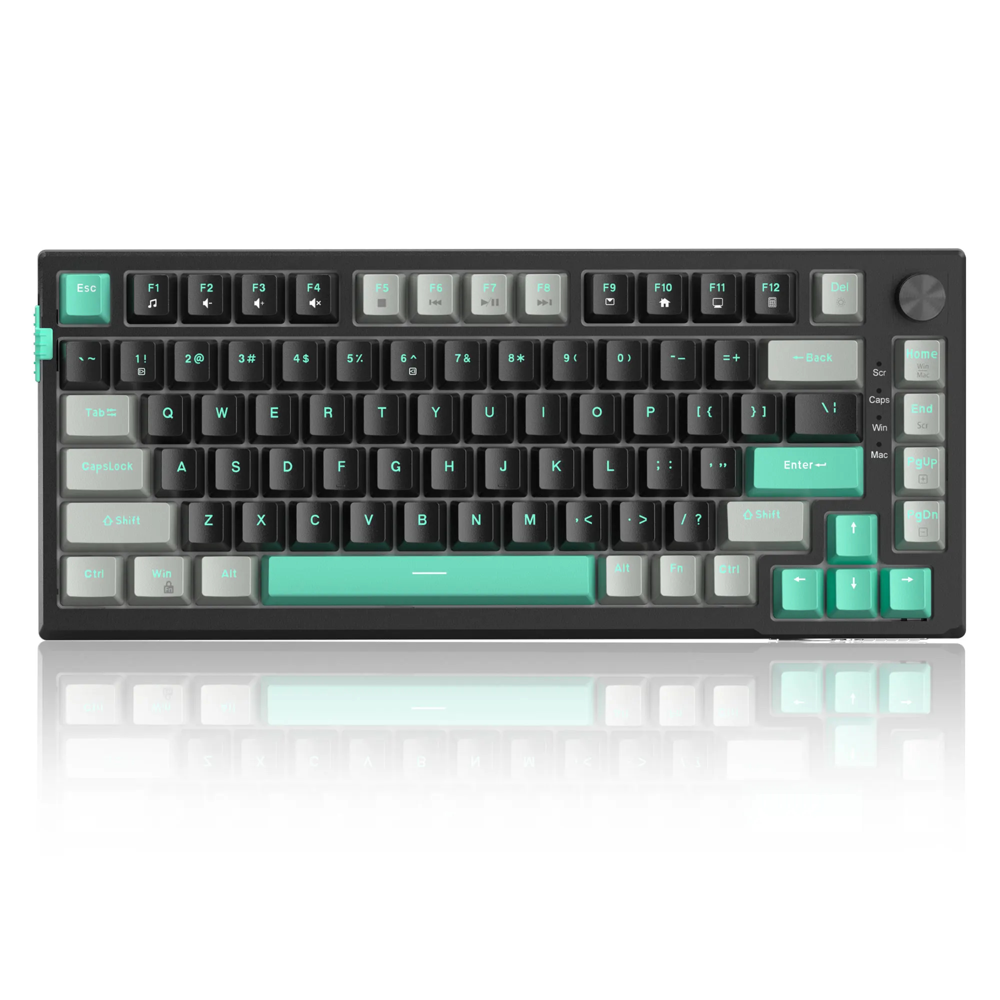 MageGee SKY81 Wired Real Gaming Mechanical Keyboard RGB Light Hot-Swap, Gasket Creamy Typing Extra Keycaps Gift For PC & Laptop