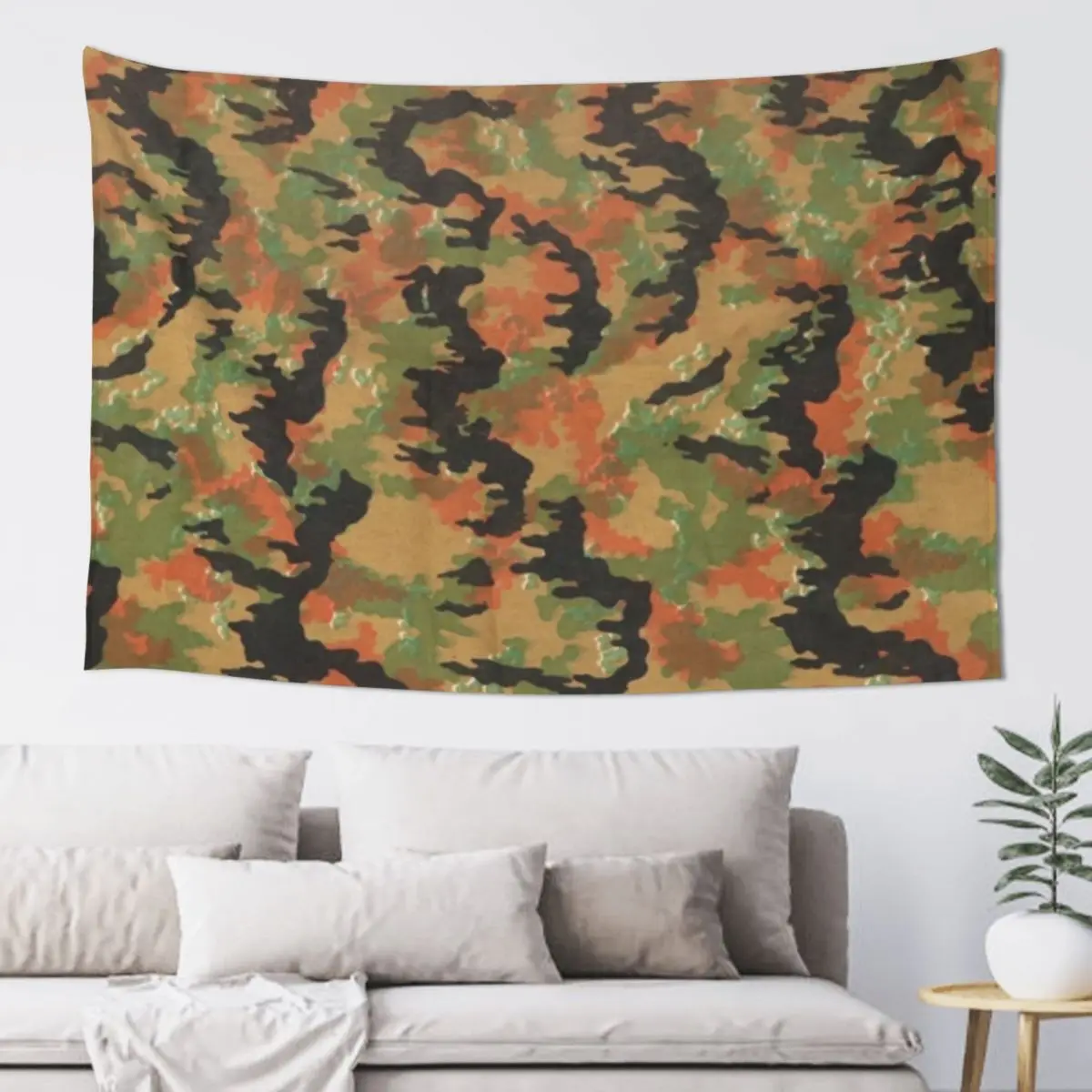 Waffen SS Leibermuster camo pattern 1945 Tapestry Wallpaper Room Ornaments Decorations For Room Tapestry