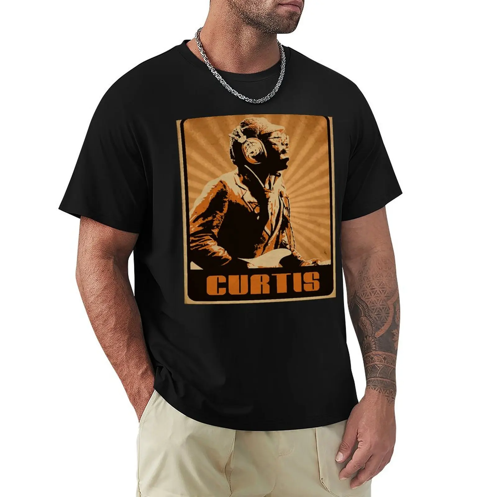 Curtis Mayfield T-Shirt cotton tshirt 100% T-Shirt