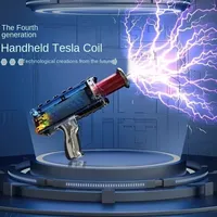 Artificial arc 4th Generation Tesla Coil Handheld Magnetic Energy Generator with Power Adapter