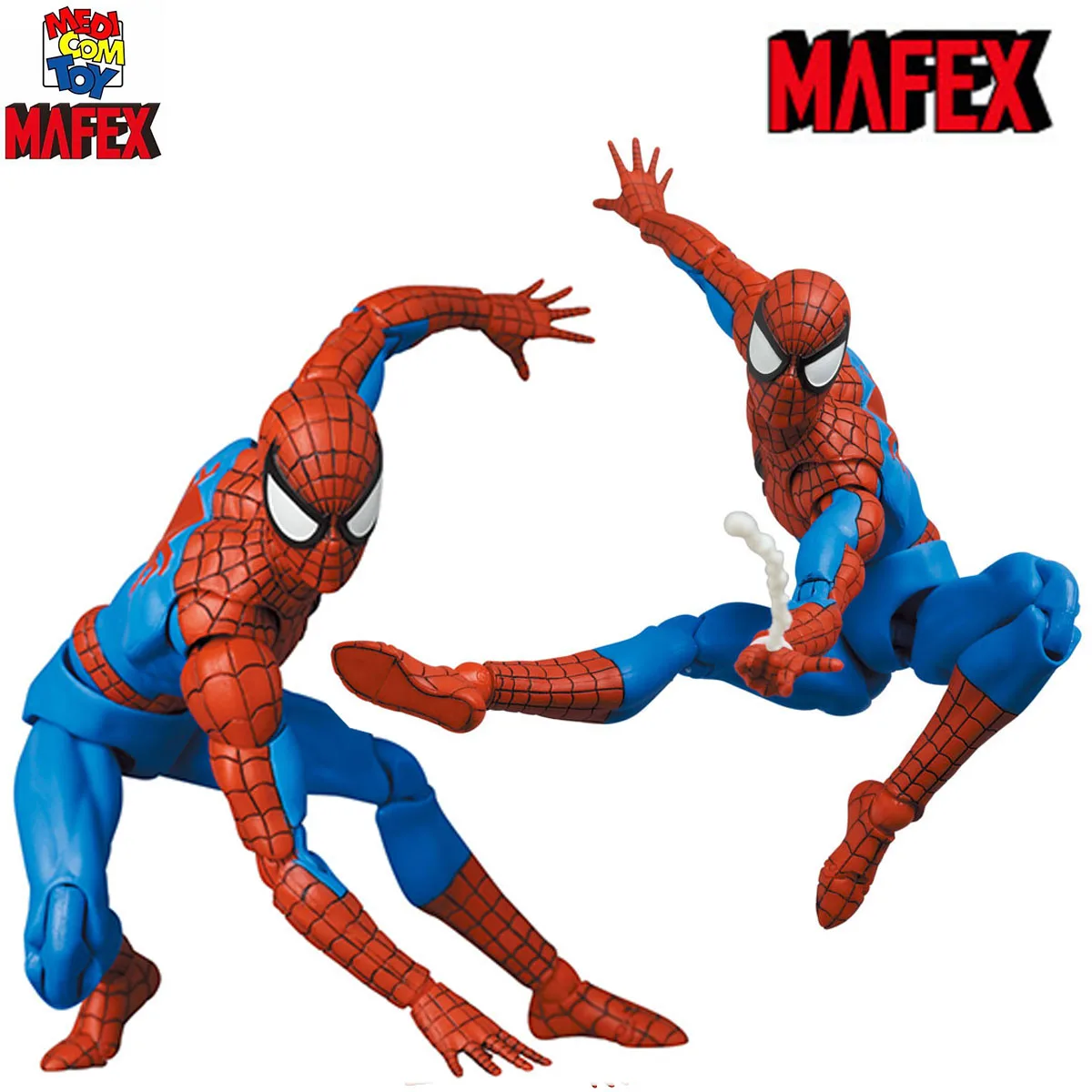 100% Original in Stock Medicom Toy Mafex (No.185) Spider-Man Spider-Man Classic Costume Ver. Anime Figure Action Figure