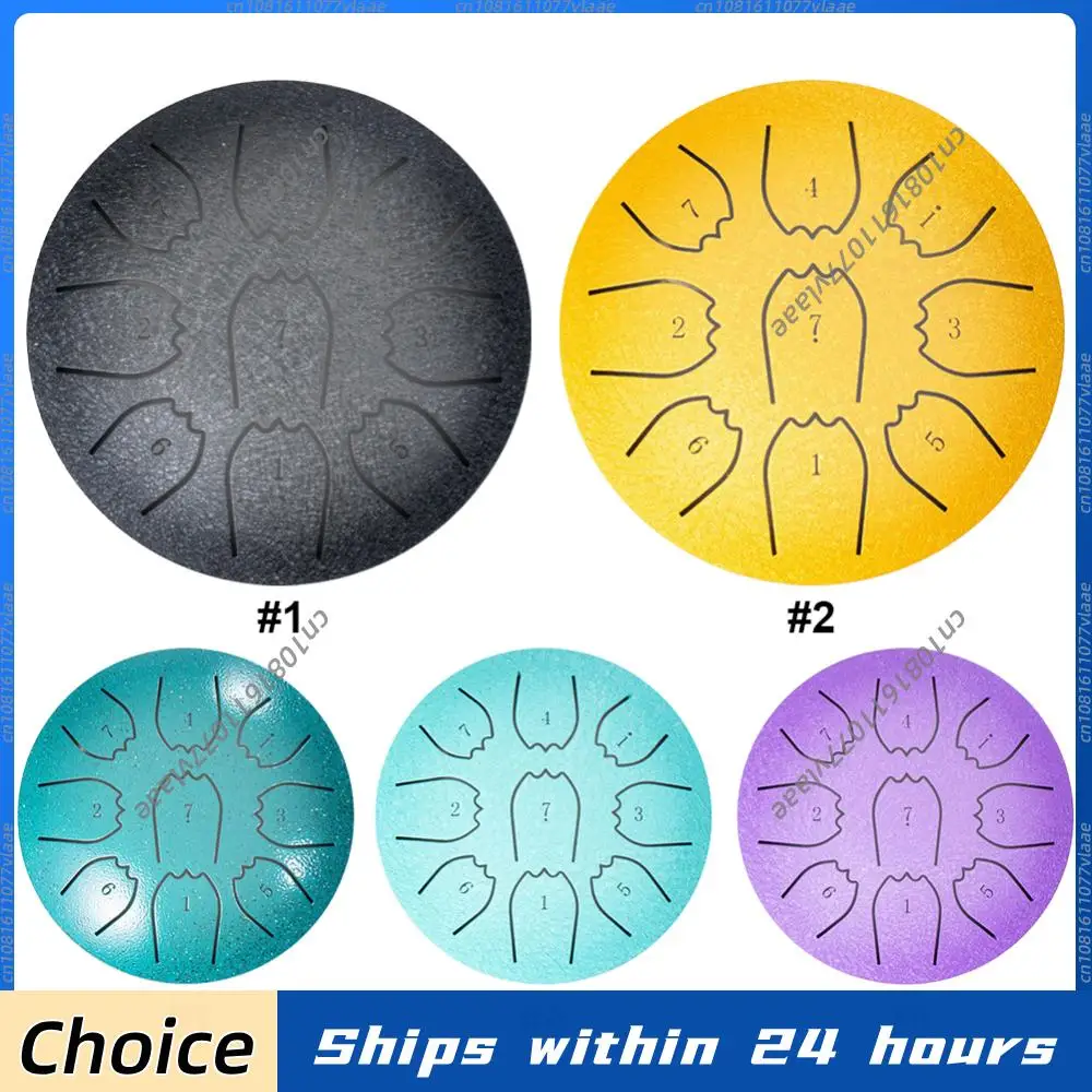 

Стальной язычковый барабан 4 дюйма, 9 нот, водонепроницаемый, для йоги и музыкального образования, имитирующий звук дождя