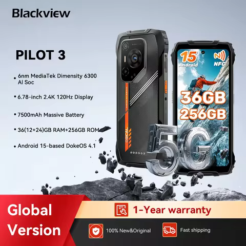 Blackview OSCAL PILOT 3 5G AI Rugged Smartphone MT...