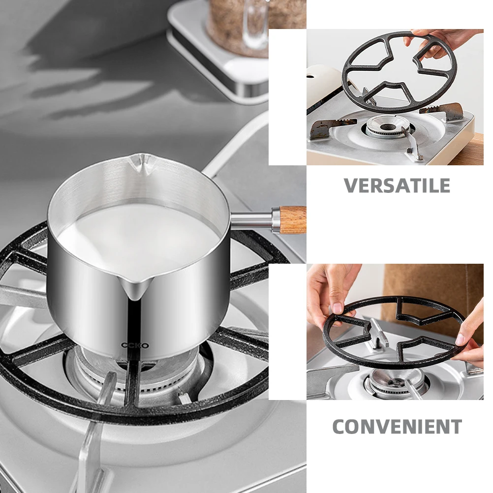 

Pot Shelf Stove Support Rack For Mocha Gas Espresso Pot Metal Stand Non-Slip Tea Kettle Holder