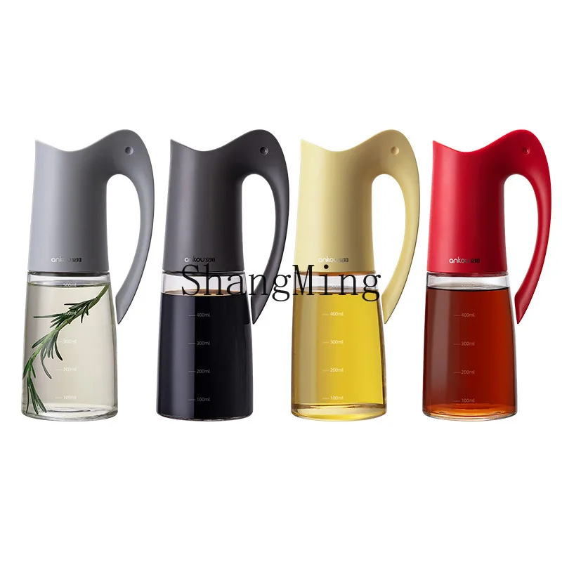 

PYH buckle glass oil leak pot sauce bottle spice bottle does not hang oil bottle kitchen household automatic opening and closing