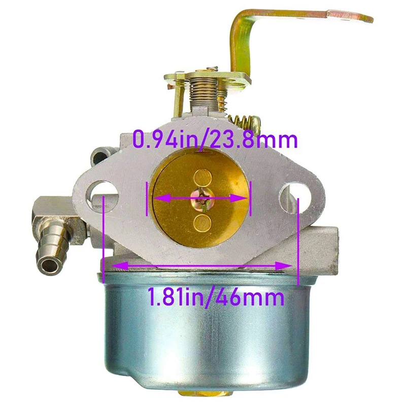 640152 Carburetor (with 33268 Air Filter+ Spark Plug+Fuel Line)for Tecumseh 640152A 640023 HM90 5000W Generato