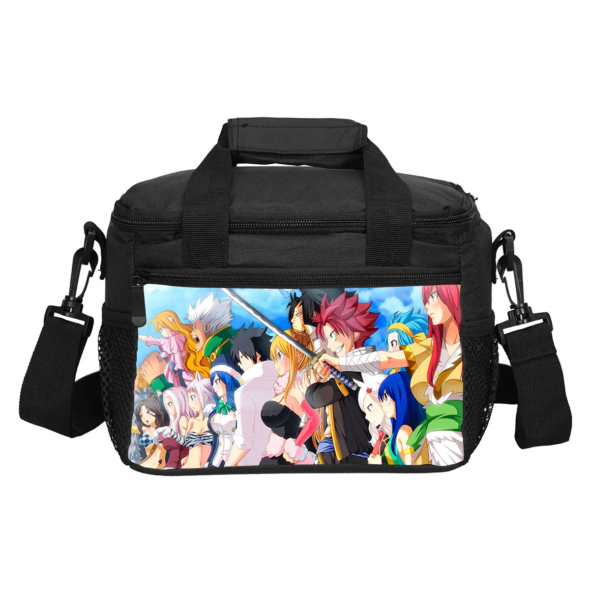 Fairy Tail High CapacityHandbag Insulated Lunch Bag Boys and Girls Best Gift Stationery Sport Travel Suitable for Juice and Food