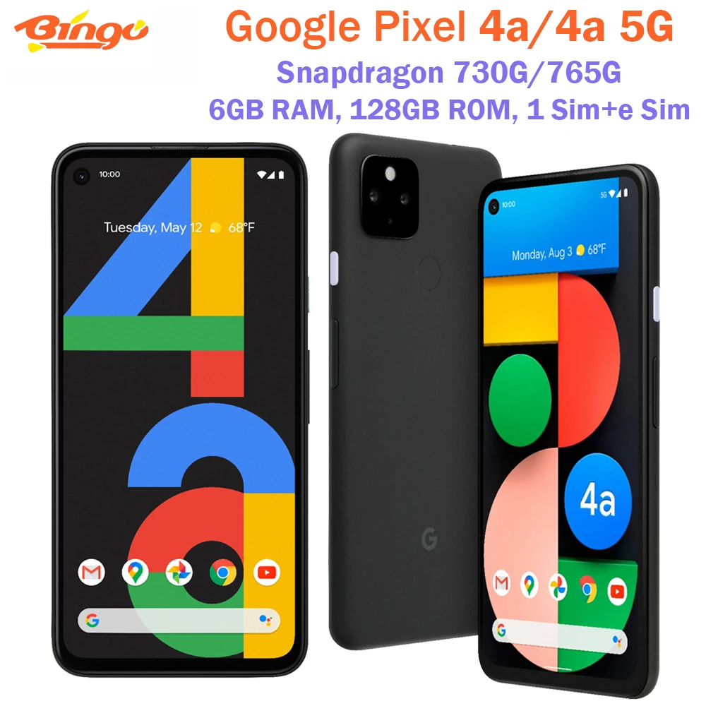 Google Pixel 4a /4a 5G 128GB ROM Original Unlocked Cellphone 5.81