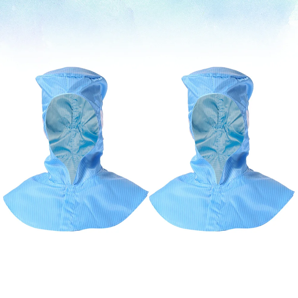 

2 шт., антистатическая шапка-шаль, дышащая сетка для ушей, прочная пылезащитная рабочая защитная шапка для электроники, полупроводниковая печатная плата