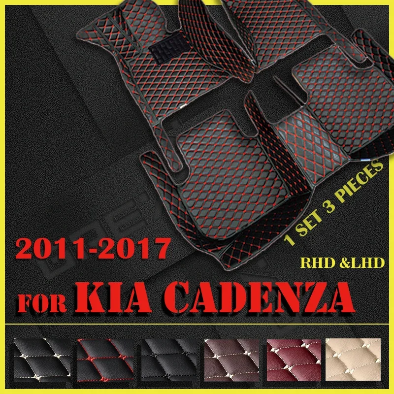 

Car floor mats for KIA Cadenza 2011 2012 2013 2014 2015 2016 2017 Custom auto foot Pads automobile carpet cover