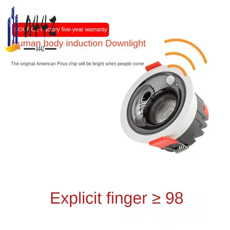 

A44Z-Narrow Embedded Ultra-Thin 9W Led Downlight For Dining Office Bedroom Lighting 4000K
