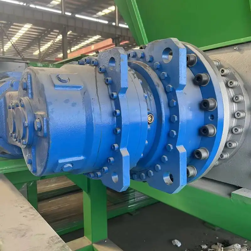 

Automatic Double-Axis Shredder For Recycling Cardboard, Paper, Tires, Rubber, Metal, Waste Plastic, And Motor Cores