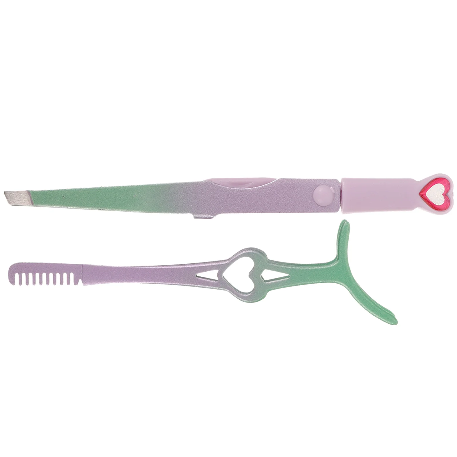 1Set Pinzette per ciglia con clip per ciglia Pinzette per applicatore per ciglia con impugnatura comoda in acciaio inossidabile Strumento per ciglia di precisione