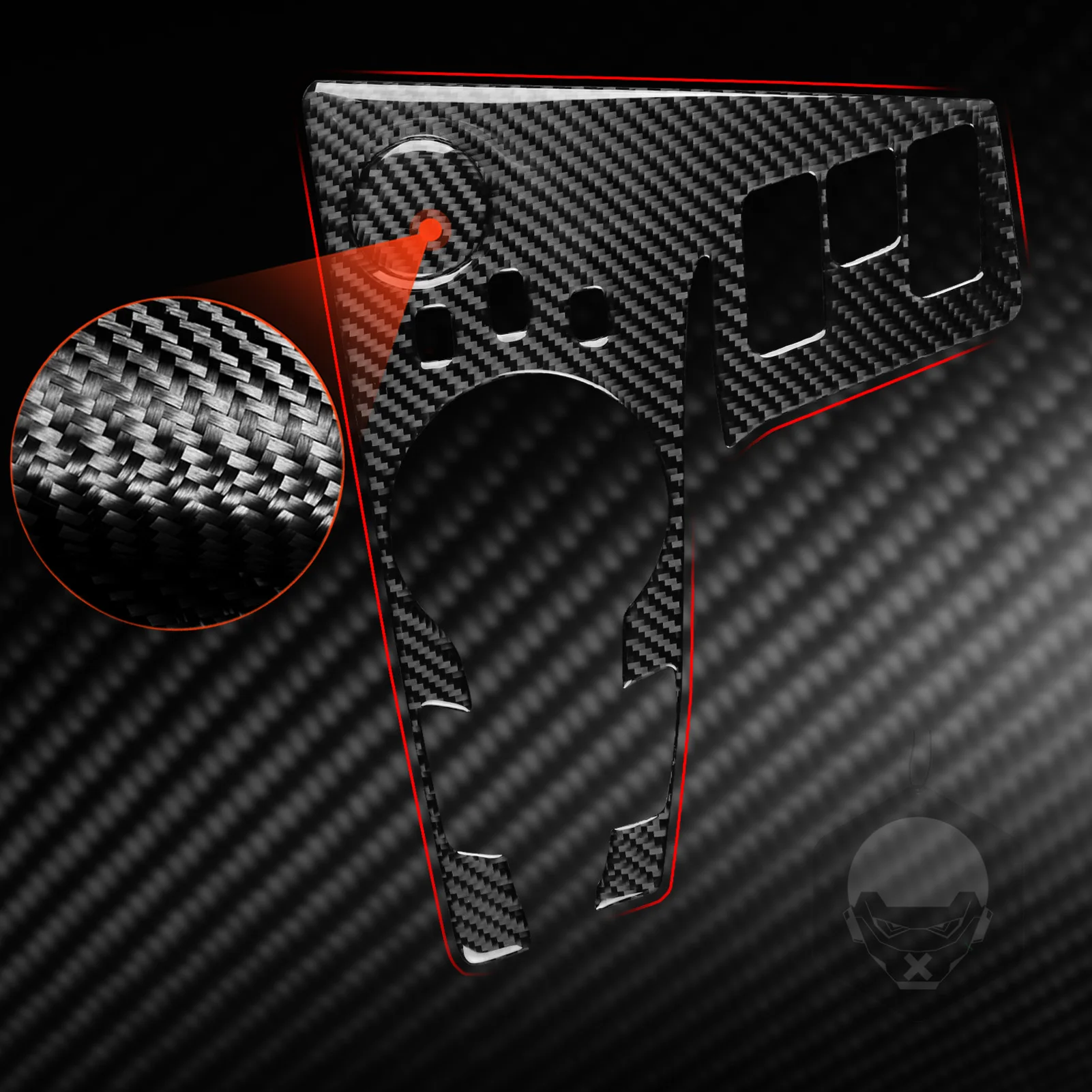 For Kia Sportage NQ5 2022 2023 2024 2025 Carbon Fiber Gear Panel  Automotive Interior Trim Accessories Decoration Stickers