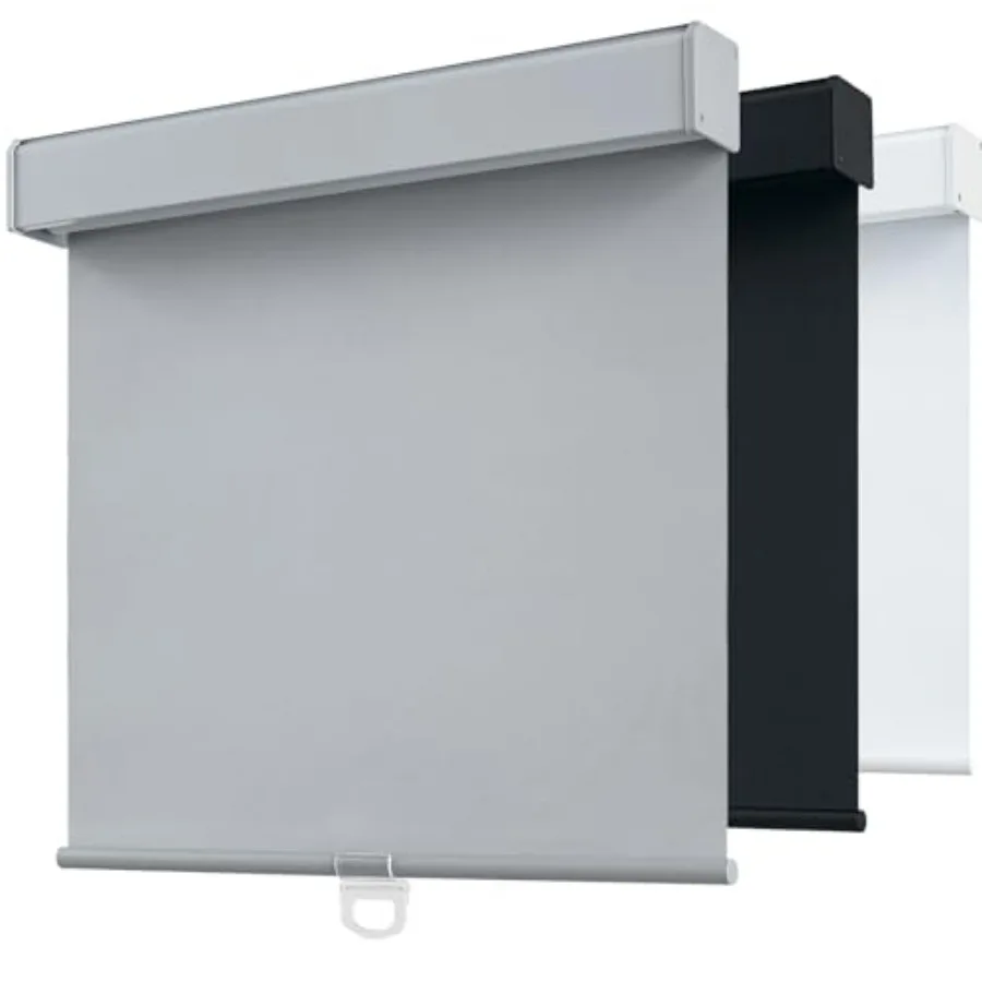 

out Cordless Roller Shades for Windows, Free-Stop System Blind with Valance, Pull Down Room Darkening Indoor Shades, Thermal In