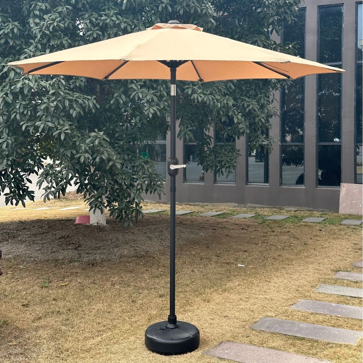 2026 2026 High Quality Waterpoof Sun Garden Windproof Umbrella with Base Hanging Patio Parasol for Beach Market Park Outdoor Use