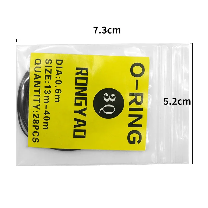 0.5/0.6/0.7/0.8/0.9mm Watch O-Ring Waterproof Rubber Watch Back Cover Gaskets Watch Repair Tool For Watchmaker Tools Accessory