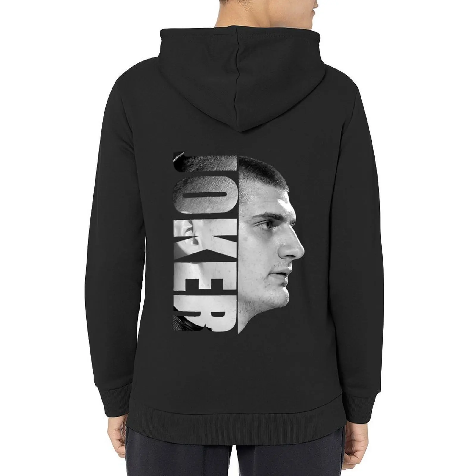 

Nikola Jokic - Black White Hoodie men's winter sweater autumn clothes for men pullover hoodies