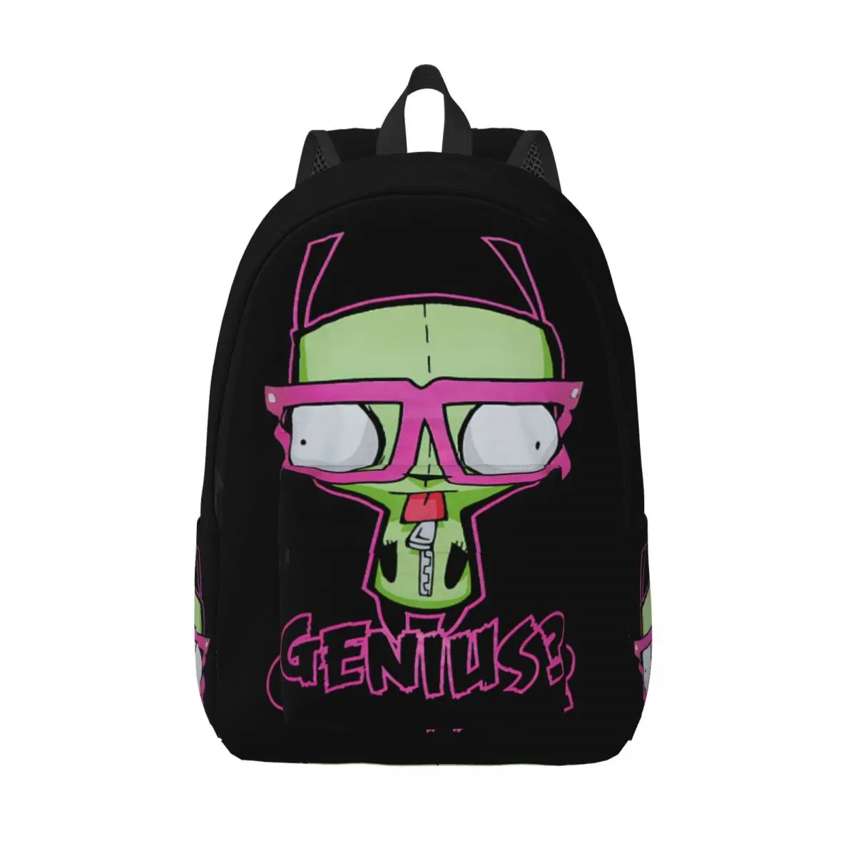 Kawaii Invader Zim Backpack for Men Women Teenage High School Business Daypack Laptop Computer Shoulder Bag Gift