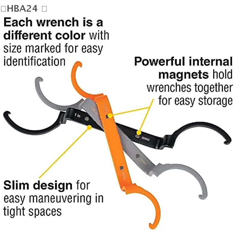 

1Set Conduit Lockout Wrench Kit Anti Loosening Nut Tool S-Shape Alloy Steel Wrench For Car Truck Water Pipe Repair