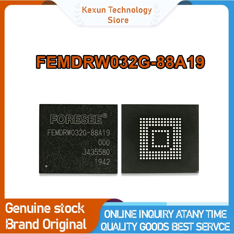 FEMDRW032G-88A19 32GB flash memory eMMC 5.1 version font IC 0-10 New Original in Stock