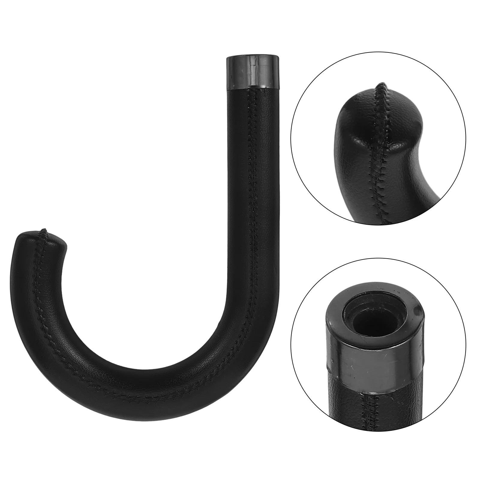 

Cane Umbrella Handle Replacement Plastic Grip Black Wake Replaceable Handles for Travel