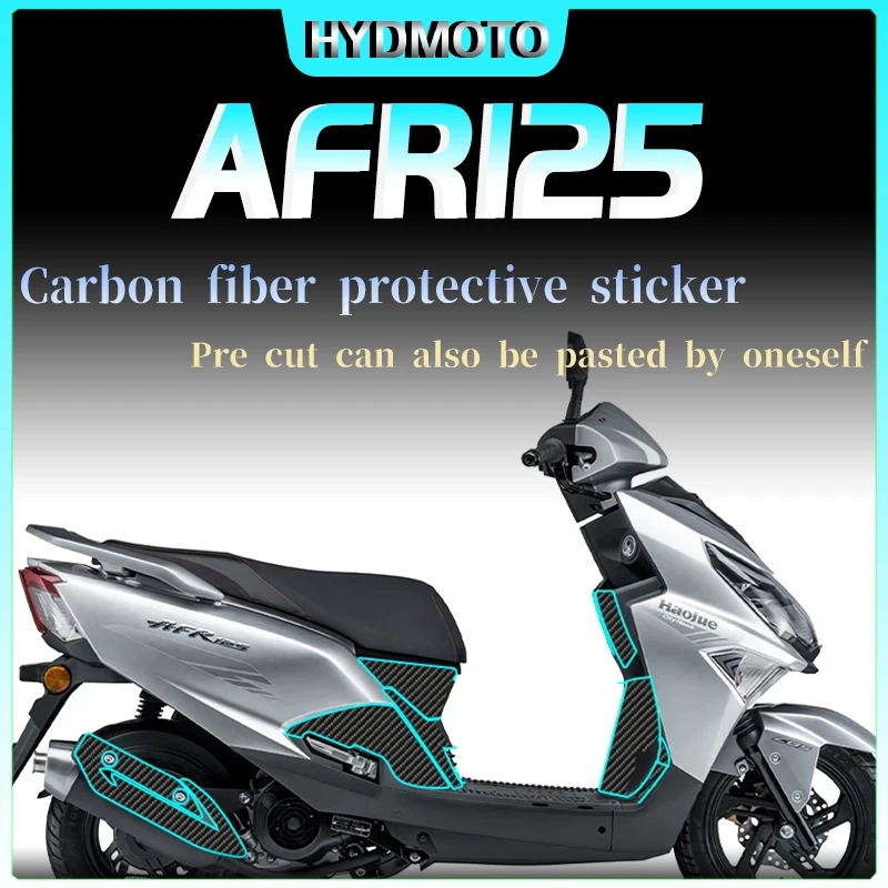 For Haojue AFR125 Carbon fiber protective film for car body all body film anti scratch modification accessories