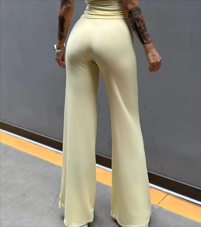 High-Waisted Booty-Enhancing Yoga Pants Buttery Soft 4-Way Stretch Flowy Drape Lounge Fitness for Women