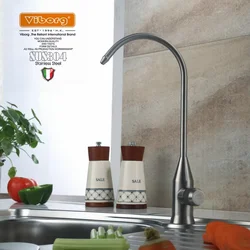 Viborg Solid 304 Stainless Steel Kitchen Filtered Drinking Water Filter Faucet Purifier Filtration Reverse Osmosis Systems Tap
