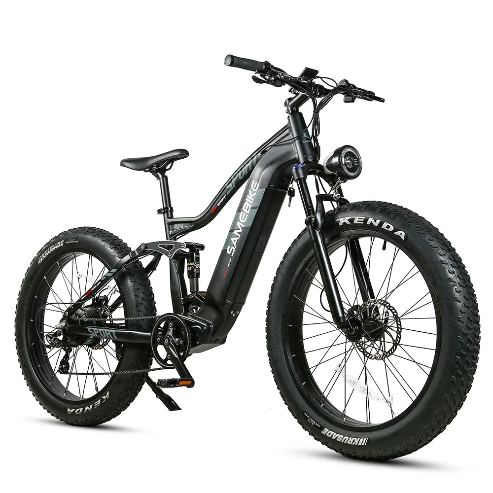 Bafang Motor Electric Bike, 750W, 48V, 17AH, Samsung Battery, MTB Electric Bicycle, 26*4.0 Fat Tire, Aluminum Alloy, Off-Road Eb