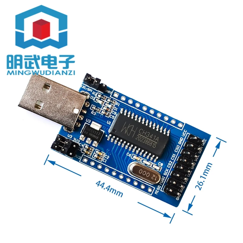 CH341A USB To UART IIC SPI TTL ISP EPP/MEM Parallel Port Converter