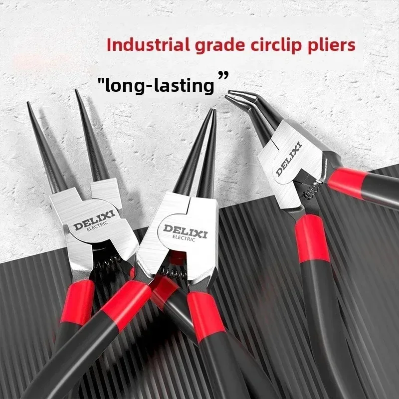 5-In جديد ل بحلقة إحكام كماشة مجتذب قفل خواتم مهاوي إبرة زردية طويلة الفكين الاحتفاظ حلقة كماشة إزالة التثبيت #5