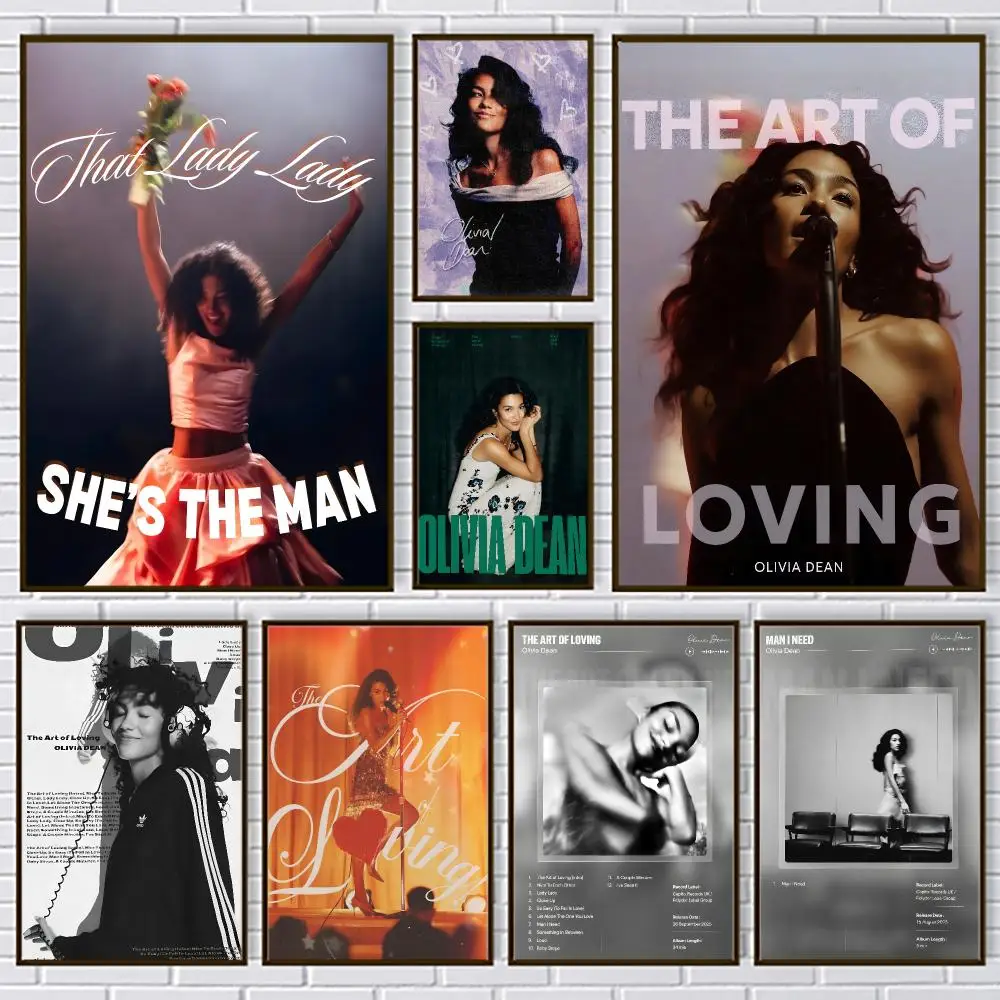 Singer O-Olivia Dean Poster PP Paper Decorative Wall Art for Living RoomsBedrooms Bars Cafes Stylish Home Decor Gift