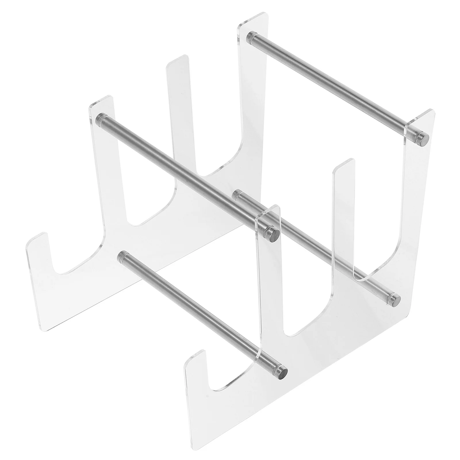 

Acrylic Mechanical Keyboard Holder Multi-Tier Computer Keyboard Stand Display Organizer for Office Desk Acrylic Desk Accessories