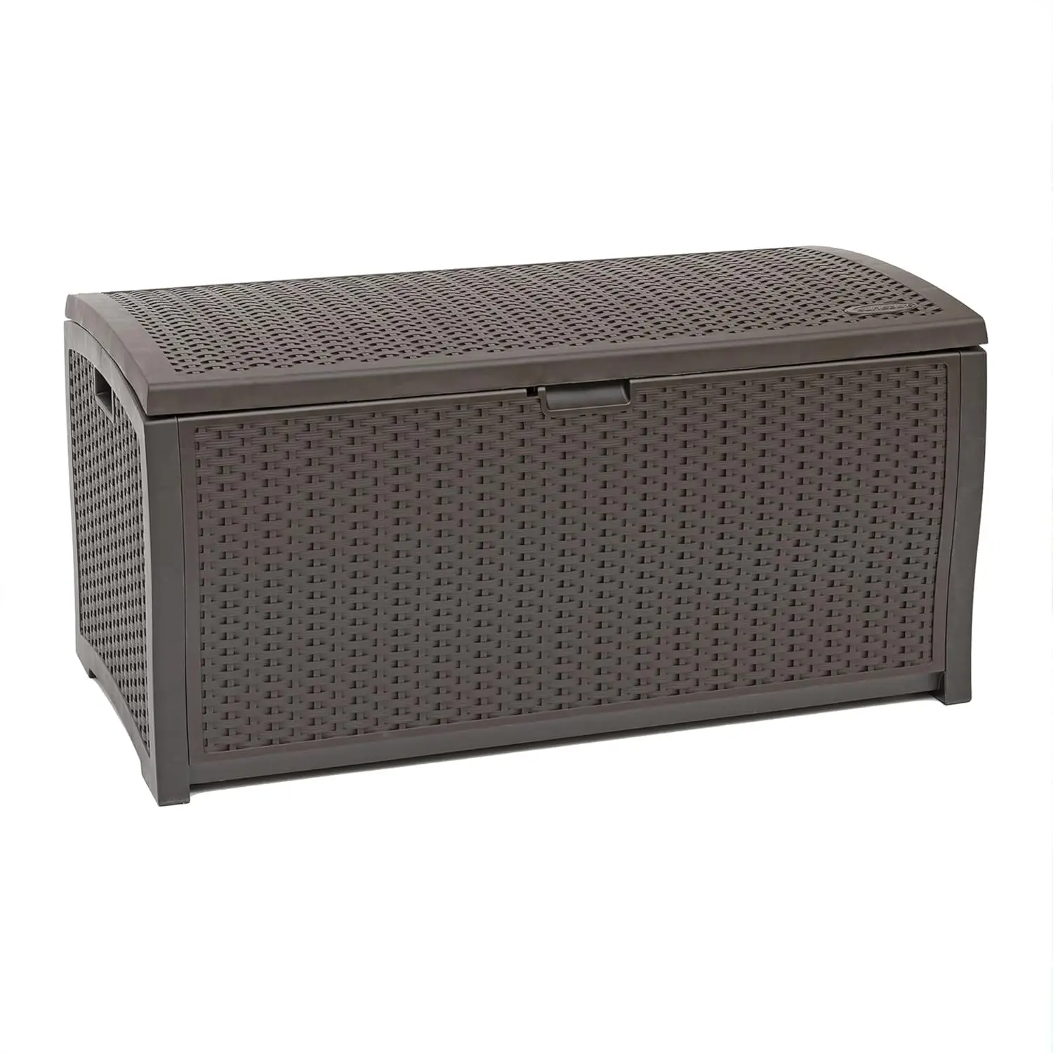 

DBW9200 99 Gallon Outdoor Wicker resin Patio Storage Chest Bin with Handles for Patio, Garden, Garage, or Pool for All Weather,