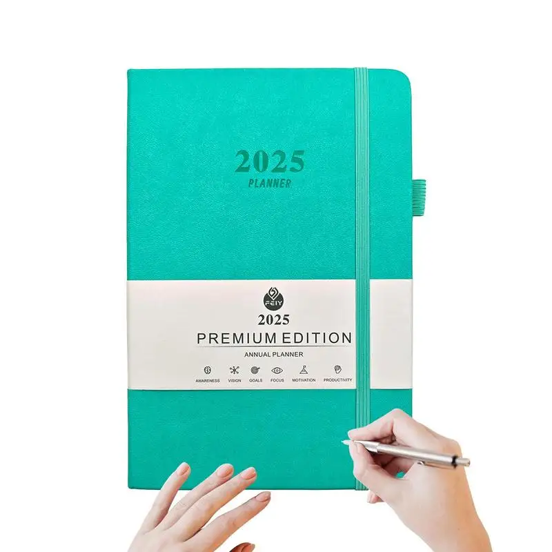 2025 Planner Notebook 2025 Annual Planner Notebook Multipurpose Note Book A5 Event Planner Notepad For Work Schedule