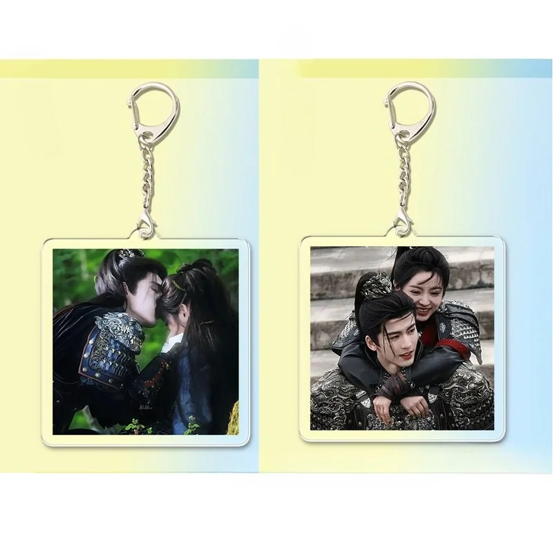 Porte-clés Décoratif en Acrylique pour Téléphone Portable, Personnages de la Série TV Populaire Zhuyu : Zhang Linghe, Tian Xiwei, Deng Kai