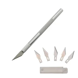 Engraving Non-Slip Metal Scalpel Knife Kit Blades Cutter Craft Knives For Mobile Phone Paper Cut Handicraft Carving Hand Tools