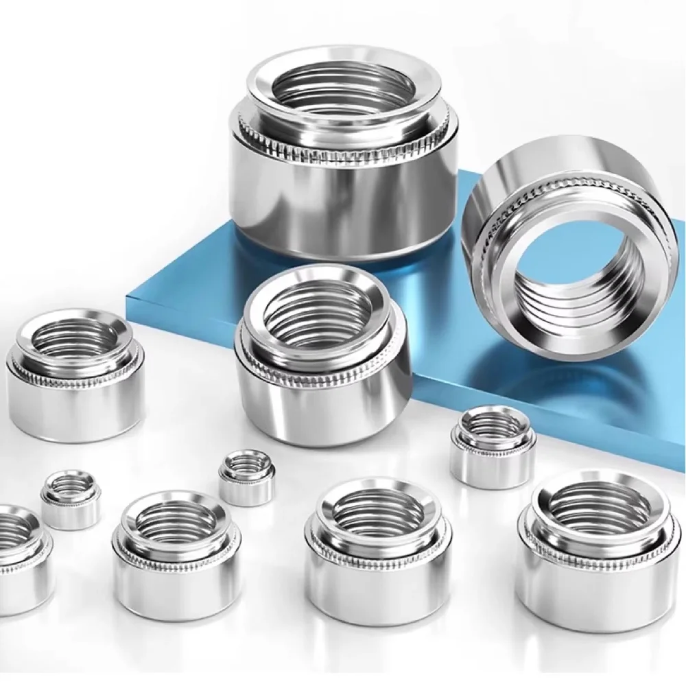 1/20X M2 M2.5 M3 M4 M5 M6 M8 M10 304 Stainless Steel CLS Self-Clinching Nut Press Insert Rivet Nut Nutsert Rivnut Slab 0.8-3.2mm